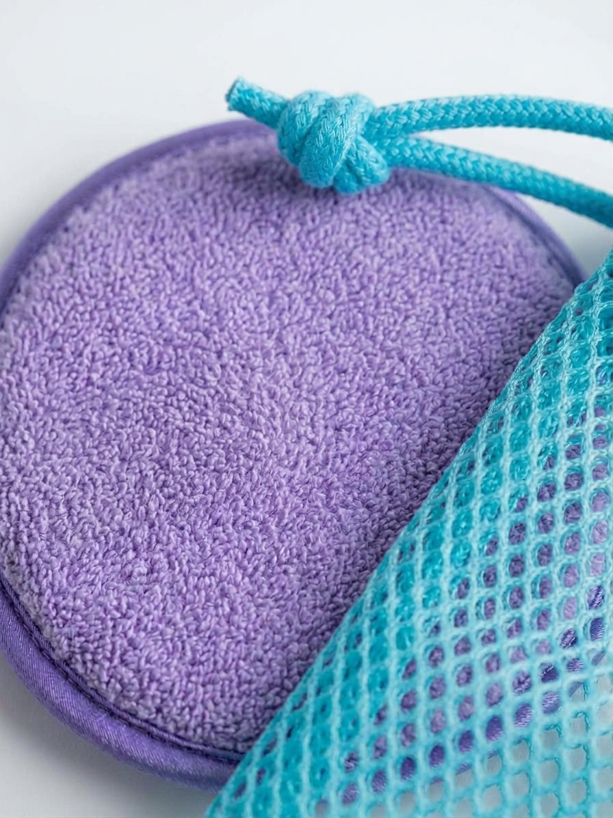 Reusable Double-Sided Cleansing Pads (Set of 2 + Wash Bag)
